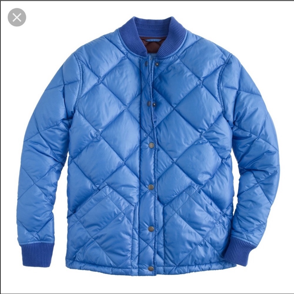 J Crew Collection Puffer Coat Bomber Jacket Sz S